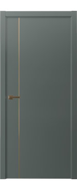 Межкомнатная дверь Стронг с плоским молдингом